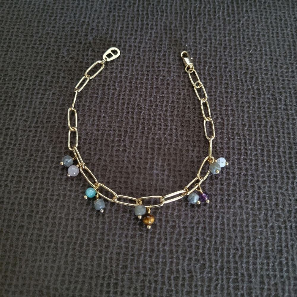 ✨️HP✨️ Luna🌙 Norte Multiple Gemstone Bead Bracelet - NIB - Picture 12 of 16